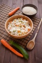 Basmati Rice with veggies Royalty Free Stock Photo