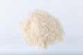 Basmati rice on a white background Royalty Free Stock Photo