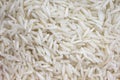 Basmati white rice solid texture, top view Royalty Free Stock Photo
