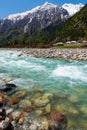 Baspa river in Himalayas