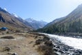 Baspa river is a tributary to the Sutlej river flowing in high altitude areas of Himalayan foothill mountain Baspa river valley