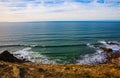 The Basque coast near Barrika, Spain Royalty Free Stock Photo