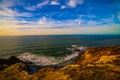 The Basque coast near Barrika, Spain Royalty Free Stock Photo