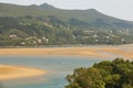 Basque country landscape in Urdaibai Biosphere reserve estuary. Spain Royalty Free Stock Photo