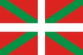 Basque flag close-up Royalty Free Stock Photo