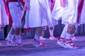 Basque traditional dance, street dances during a celebration