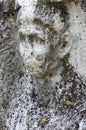 Basrelief in the Appian way of Rome Royalty Free Stock Photo