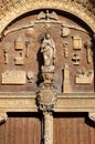 Basreliefs in Portal of Palma de Mallorca cathedral