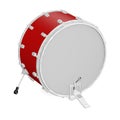 Bass drum with pedal Royalty Free Stock Photo