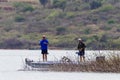 Bass Fishing Boat Men Waters