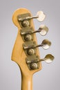 Bass guitar headstock Royalty Free Stock Photo