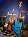 Bass guitar, rhythm, lead Royalty Free Stock Photo