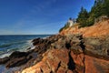 Bass Harbor Head Light Royalty Free Stock Photo