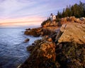 Bass Harbor Head Light Royalty Free Stock Photo