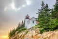 Bass Harbor Head Light, Acadia National Park, Maine Royalty Free Stock Photo