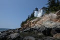 Bass Harbor Head Light Station. Acadia National Park Maine Royalty Free Stock Photo