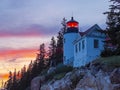 Bass Harbor Head Lighthouse, Bass Harbor, Maine, USA Royalty Free Stock Photo