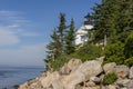 Bass Harbor light house Royalty Free Stock Photo