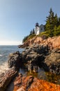 Bass Harbor Lighthouse, Acadia National Park, Maine, New England, USA, North America Royalty Free Stock Photo