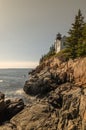 Bass Harbor Lighthouse, Acadia National Park, Maine, New England, USA, North America Royalty Free Stock Photo