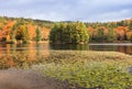 Bass Lake in Autumn North Carolina