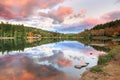 Bass Lake Blowing Rock North Carolina Sunset