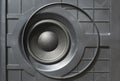 Bass speaker for audio reproduction Royalty Free Stock Photo
