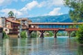 Bassano del Grappa Alpini Bridge Royalty Free Stock Photo