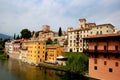 Bassano del Grappa, Italy: View of Town Royalty Free Stock Photo