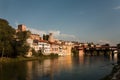 Bassano del Grappa with Ponte degli Alpini Royalty Free Stock Photo