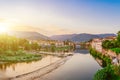 Bassano del Grappa Ponte Vecchio in Veneto Region Northern Italy Royalty Free Stock Photo