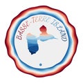 Basse-Terre Island badge.