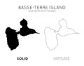 Basse-Terre Island map.