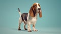 Basset Bleu de Gascogne Royalty Free Stock Photo