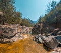 Bassin Alfred waterfall on Reunion island in France, Africa