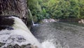 Bassin La Paix stream and waterfall from Reunion Island, Indian Ocean, France Royalty Free Stock Photo