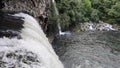 Bassin La Paix stream and waterfall from Reunion Island, Indian Ocean, France Royalty Free Stock Photo
