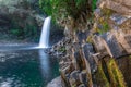 The Bassin La Paix waterfall in Reunion Island Royalty Free Stock Photo