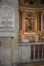 Santa Maria del Popolo church in Rome, Italy Royalty Free Stock Photo