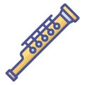 Basson, bassoonist Line Style vector icon which can easily modify or edit