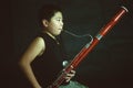 A bassoon boy