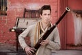 Bassoon Performer Royalty Free Stock Photo