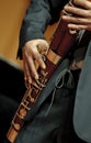 Bassoonist on concert Royalty Free Stock Photo