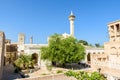 Bastakiya - old town with arabic architecture in Dubai, UAE Royalty Free Stock Photo