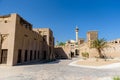 Bastakiya - old town with arabic architecture in Dubai, UAE Royalty Free Stock Photo