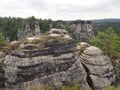 Bastei Bridge is a breathtaking rock formation in Germany, created by water erosion for over a million years ago.