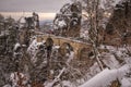 Bastei Bridge, Germany Royalty Free Stock Photo