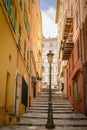Bastia Corse street Royalty Free Stock Photo