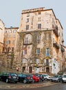 The old building in residential district of Bastia, France Royalty Free Stock Photo