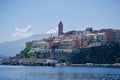 Bastia`s old harbour Royalty Free Stock Photo